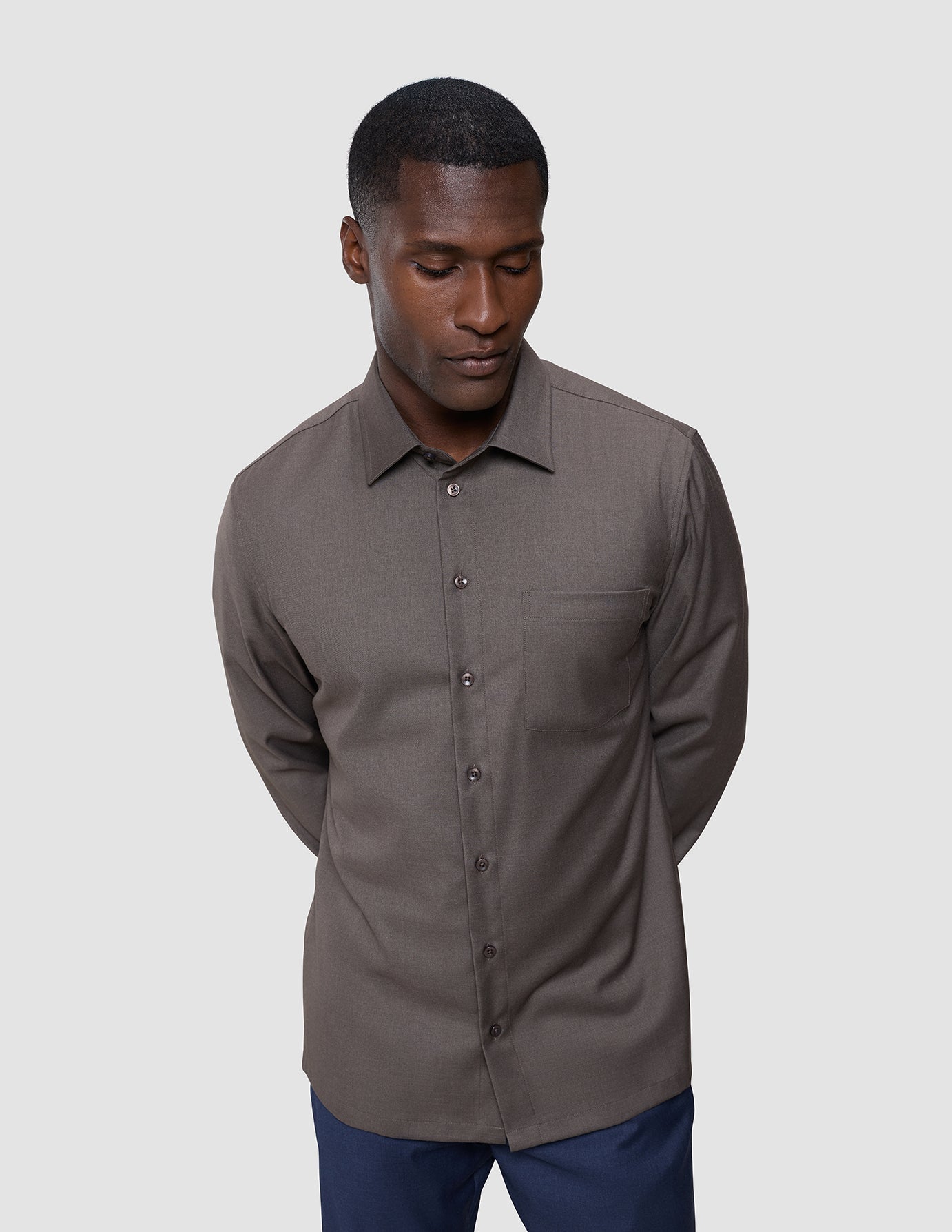 Siena Shirt Dark Chestnut Melange